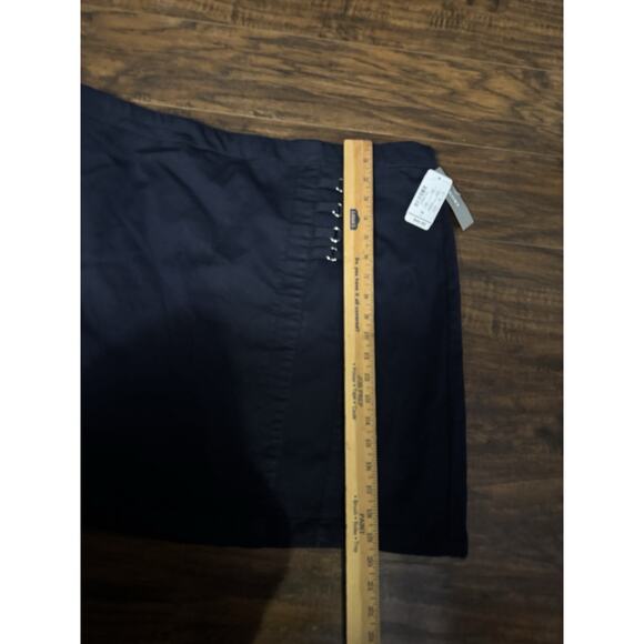 C.J. Banks Stretch Skort Skirt Shorts Elastic In Navy Sz:16 - Picture 6 of 6